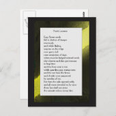 Funny Farm Gedicht Card #2 Postkarte (Vorne/Hinten)