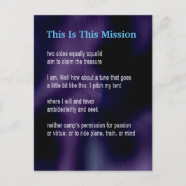 Funny Farm Gedicht Card #9 Postkarte