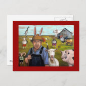Funny Farm Postkarte (Vorne/Hinten)
