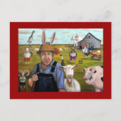 Funny Farm Postkarte (Vorderseite)