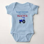 Funny Farm Tractor Driver Baby Strampler (Vorderseite)