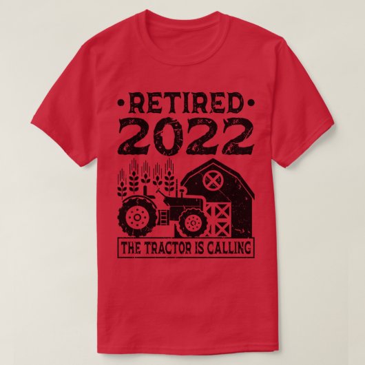 Funny Farm Tractor Männer Bauer T-Shirt (Design vorne)