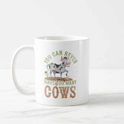 Funny Farmer Farm Animal Lover Cute Cow Lrbva. Per Kaffeetasse (Links)