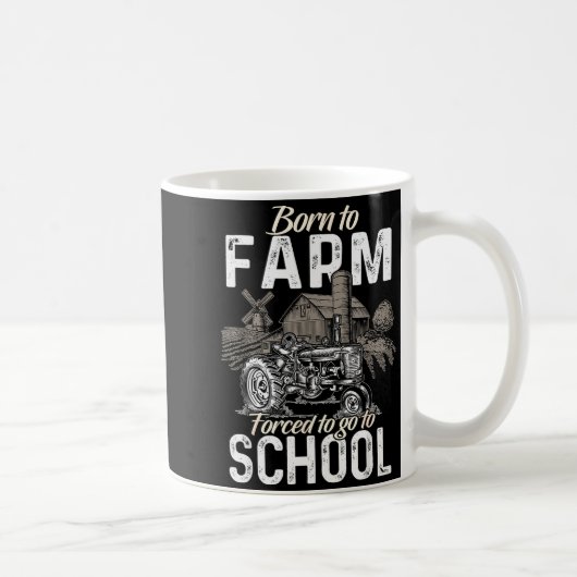 Funny Farmer Shirt Men Tractor Boys Tractor Lover Kaffeetasse (Rechts)