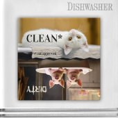 Funny Farmhouse Pig Cat Geschirrspülmaschine Magne Magnet