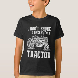 Funny Farming Tractor Driver Schnarchen Bauer T-Shirt