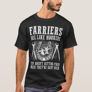 Funny Farrier Geschenk für Männer Frauen Cool Bl T-Shirt