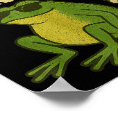 Funny Fart Meme Sometimes I Just Be Farting Frog Poster (Ecke)