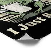 Funny Fartin Frog Sometimes I Just Poster (Ecke)