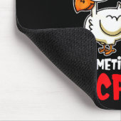 Funny Farting Chicken Lover I Dont Fart I Whisper Mousepad (Ecke)