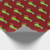 Funny Farting Duck Geschenkpapier (Ecke)