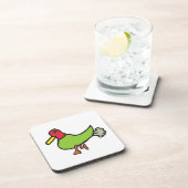 Funny Farting Duck Getränkeuntersetzer (Rechte Seite)