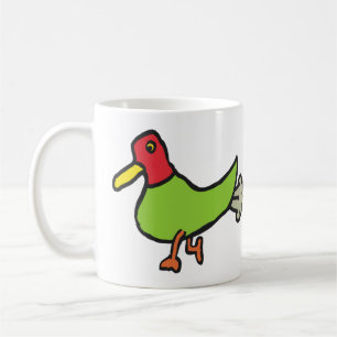 Funny Farting Duck Kaffeetasse