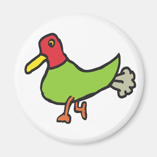 Funny Farting Duck Magnet (Vorne)
