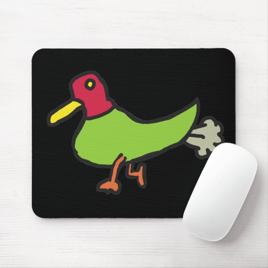 Funny Farting Duck Mousepad (Mit Mouse)