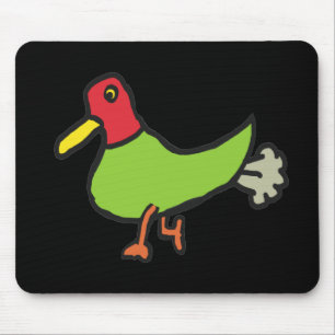 Funny Farting Duck Mousepad