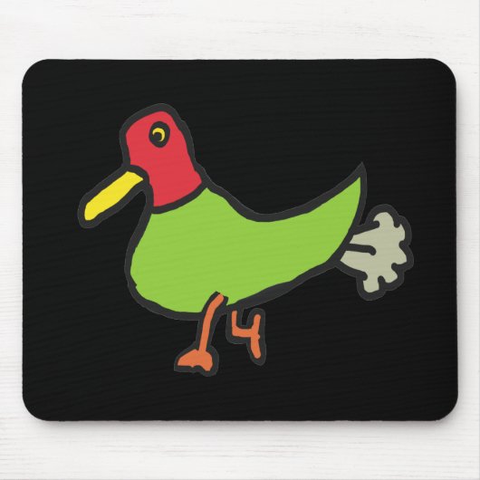 Funny Farting Duck Mousepad (Vorne)
