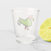 Funny Farting Duck Schnapsglas (Rückseite)