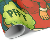 Funny Farting Family Christmas Geschenkpapier (Rolleneckpunkt)