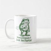 Funny Farting Frog Fart Joke Sometimes I Just Be F Kaffeetasse (Links)