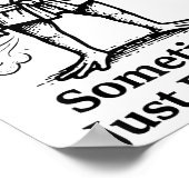 Funny Farting Frog Fart Joke Sometimes I Just Be F Poster (Ecke)