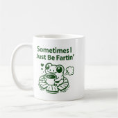 Funny Farting Frog Froglet Fart Sometimes I Just B Kaffeetasse (Links)