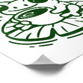 Funny Farting Frog Froglet Fart Sometimes I Just B Poster (Ecke)