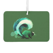 Funny Farting Skunk Cute Humor Horizontal Autolufterfrischer (Rückseite)