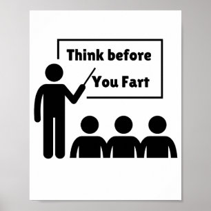 Funny Farting Spaß Poster