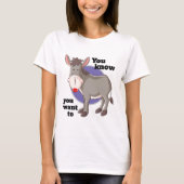 Funny Fashion Novelty SIE WISSEN, DASS SIE AUF KMA T-Shirt (Vorderseite)