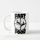 Funny Fast Food Deer Hunting For Hunter Men Boys U Kaffeetasse (Links)