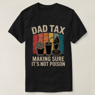 Funny Fast Food Giison Tester Gift Retro-Vater T-Shirt