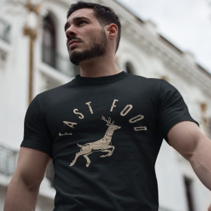 Funny Fast Food Hirsch Jagd T-Shirt