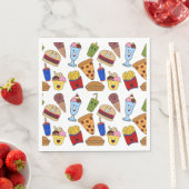 Funny Fast Food Paper Nspkins Serviette (Beispiel)