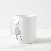 Funny Fat Cat He Reading Kitty Fun Motto Kaffeetasse (Vorderseite Links)