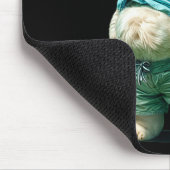 Funny Fat Cat Ia Art Design Print  Mousepad (Ecke)