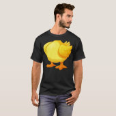 Funny fat cute yellow duck body costume, halloween T-Shirt (Vorne ganz)