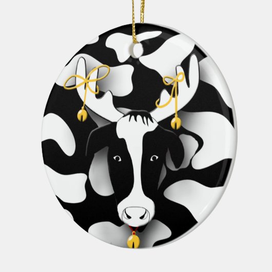 Funny Fat Kuh Weihnachtsschmuck (Links)