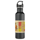 Funny Fat Lady on Beach Edelstahlflasche (Vorderseite)