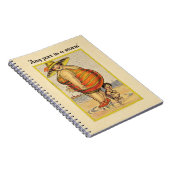 Funny Fat Lady on Beach Notizblock (Rechte Seite)