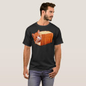 Funny Fat Orange Cat Bread Meme T-Shirt (Vorne ganz)