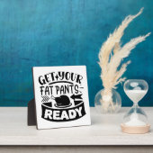 Funny Fat Pants Erntedank Display Plaque Fotoplatte (InSitu)