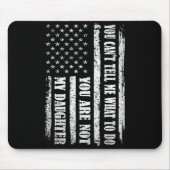 Funny Father Day Design For Daddy Papa Men From Da Mousepad (Vorne)