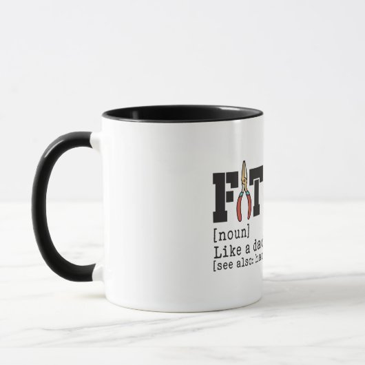 Funny Father Definition Tasse (Links)