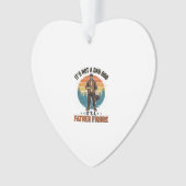 Funny Father Figure Vintage Dad Humor Shirt Design Ornament (Vorderseite)