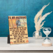 Funny Father Gift | An meine Familie anwesend Fotoplatte (Seite)