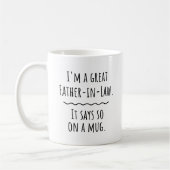 Funny Father of Law Coffee Tasse Gift (Links)