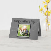 Funny Father's Day Card W/Niedlich Basset Hounds Karte (Gelbe Blume)