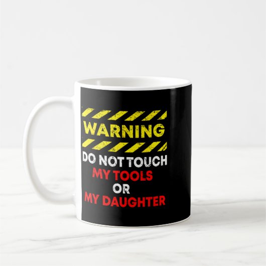 Funny Father's Day Daddy Gift Apparel Warning Do N Kaffeetasse (Links)