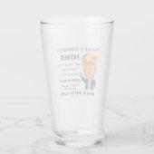 Funny Fathers Day Donald Trump Saying Granpa Glas (Rückseite)